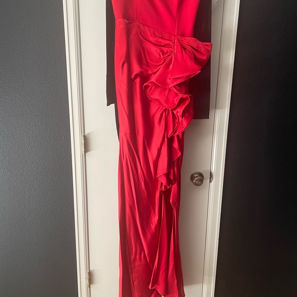 Elegant Red Evening Gown